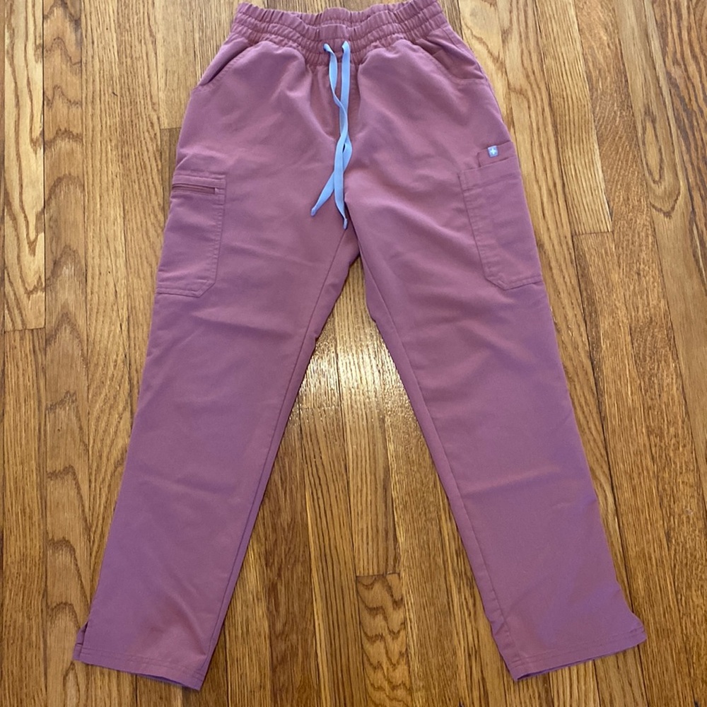 Figs High Waisted Yola in Mauve size Small Petite